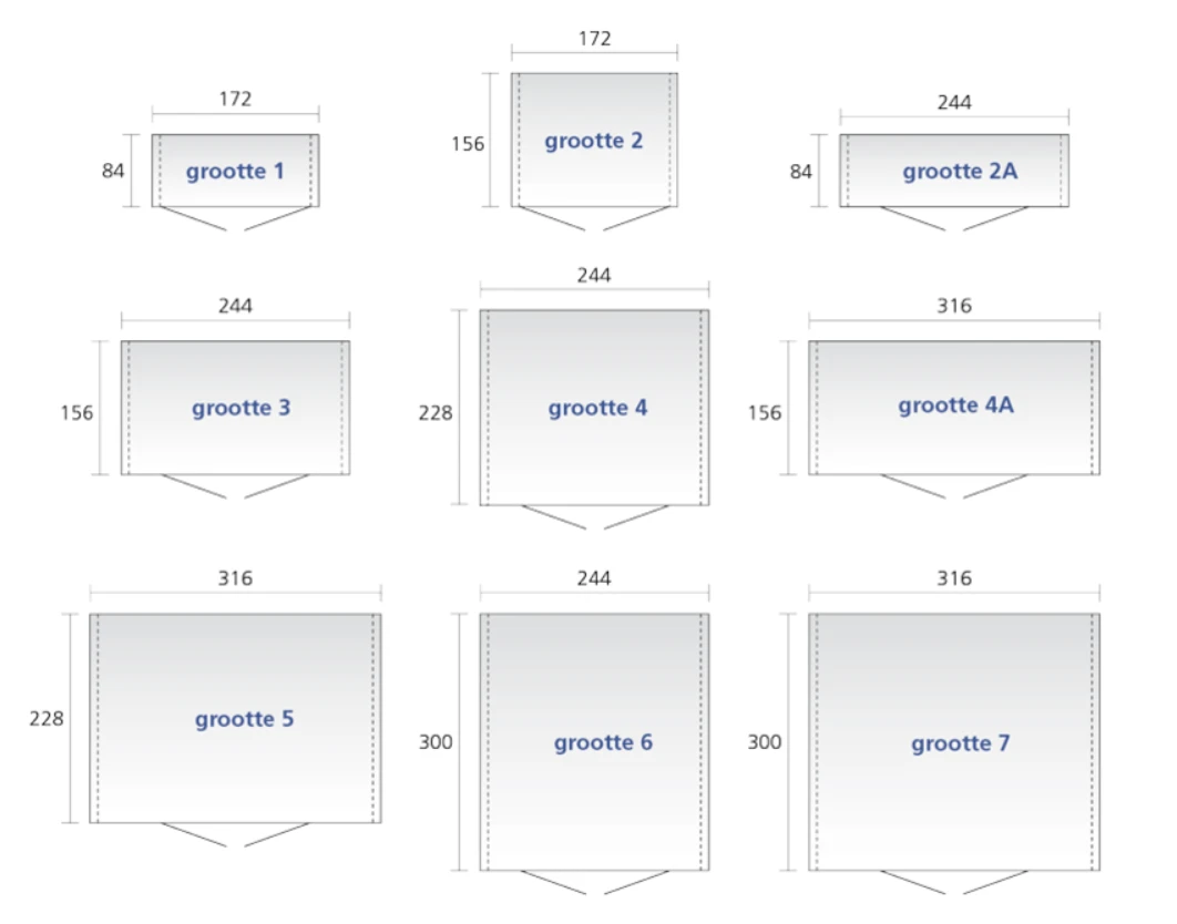 Biohort Berging Europa Donkergroen Formaat 1 172 x 84 cm - Afbeelding 9